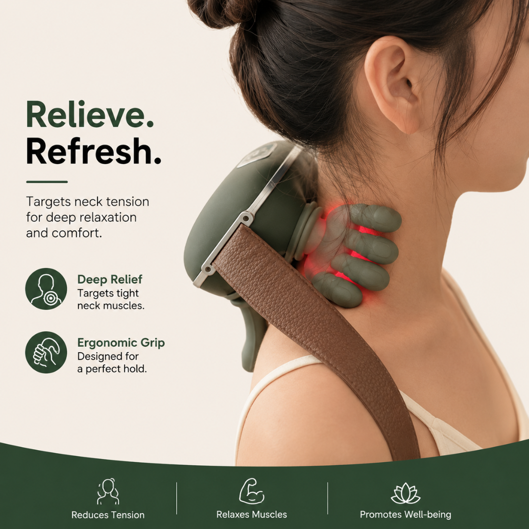 BarakMeridian™ Deep Relief Neck & Shoulder Massager