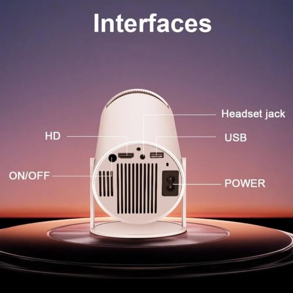 "4K HD WiFi Projector | بروجكتور واي فاي بدقة 4K HD"