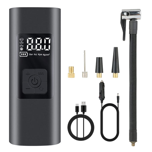 Wireless Electric Air Pump 150PSI Portable Tire Inflator Car Bike Motor