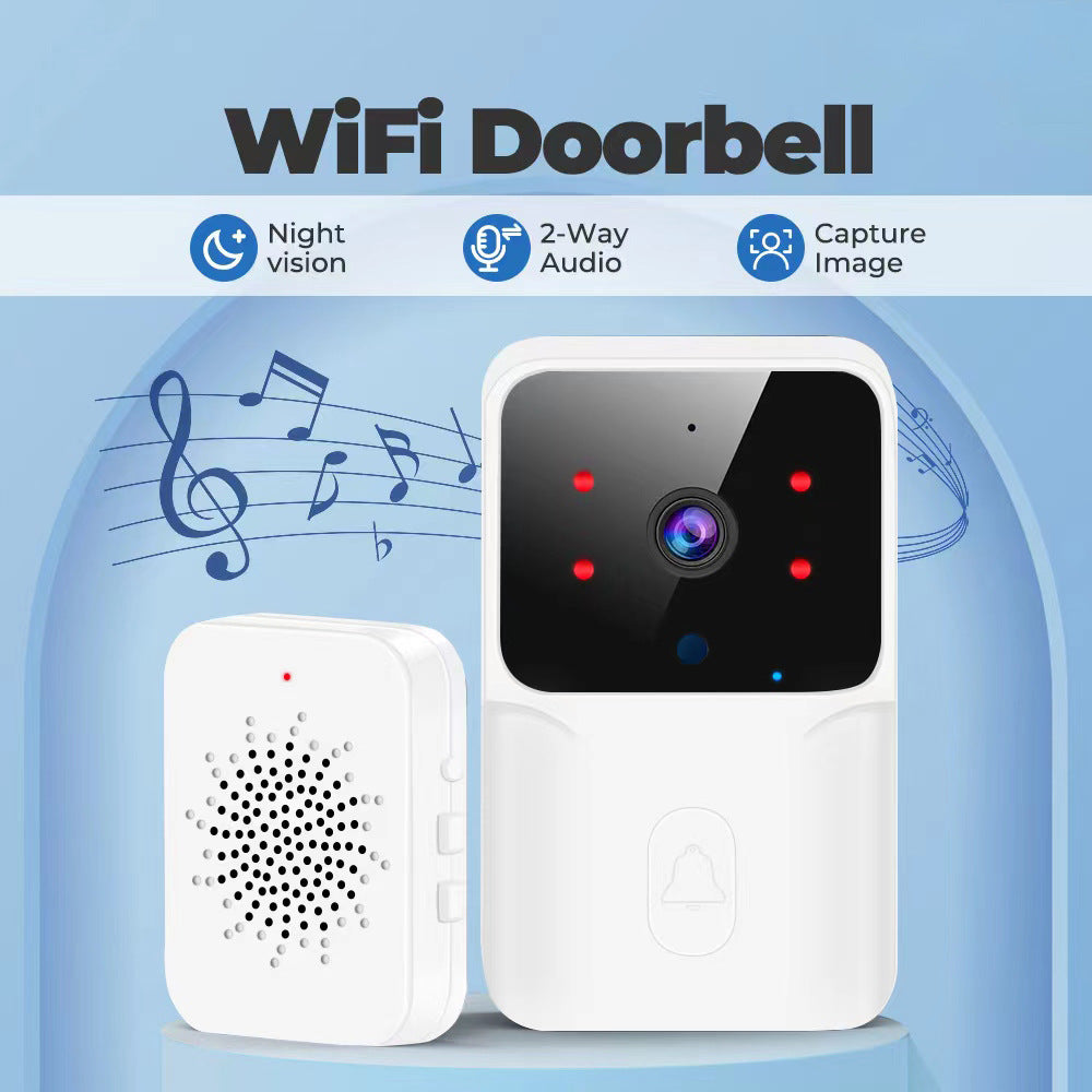 Smart WiFi Video Doorbell Camera Two-Way Audio, Night Vision & Motion Alert