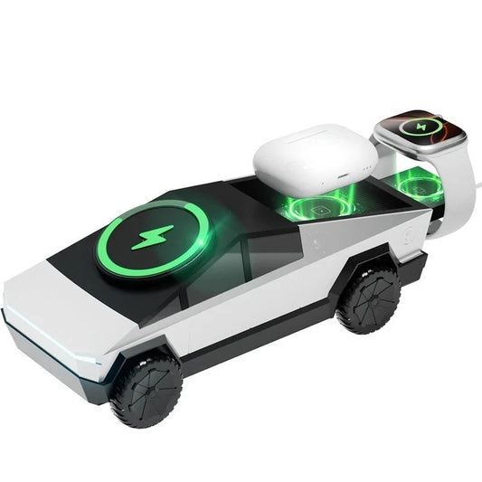 CyberDock 3-in-1 Wireless Charging Station